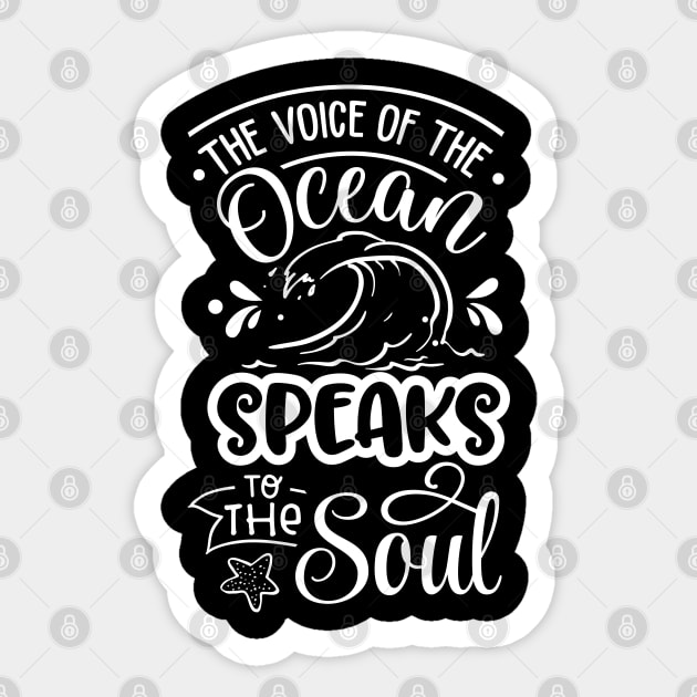 The Voice Of the Ocean Speaks To The Soul Sticker by busines_night